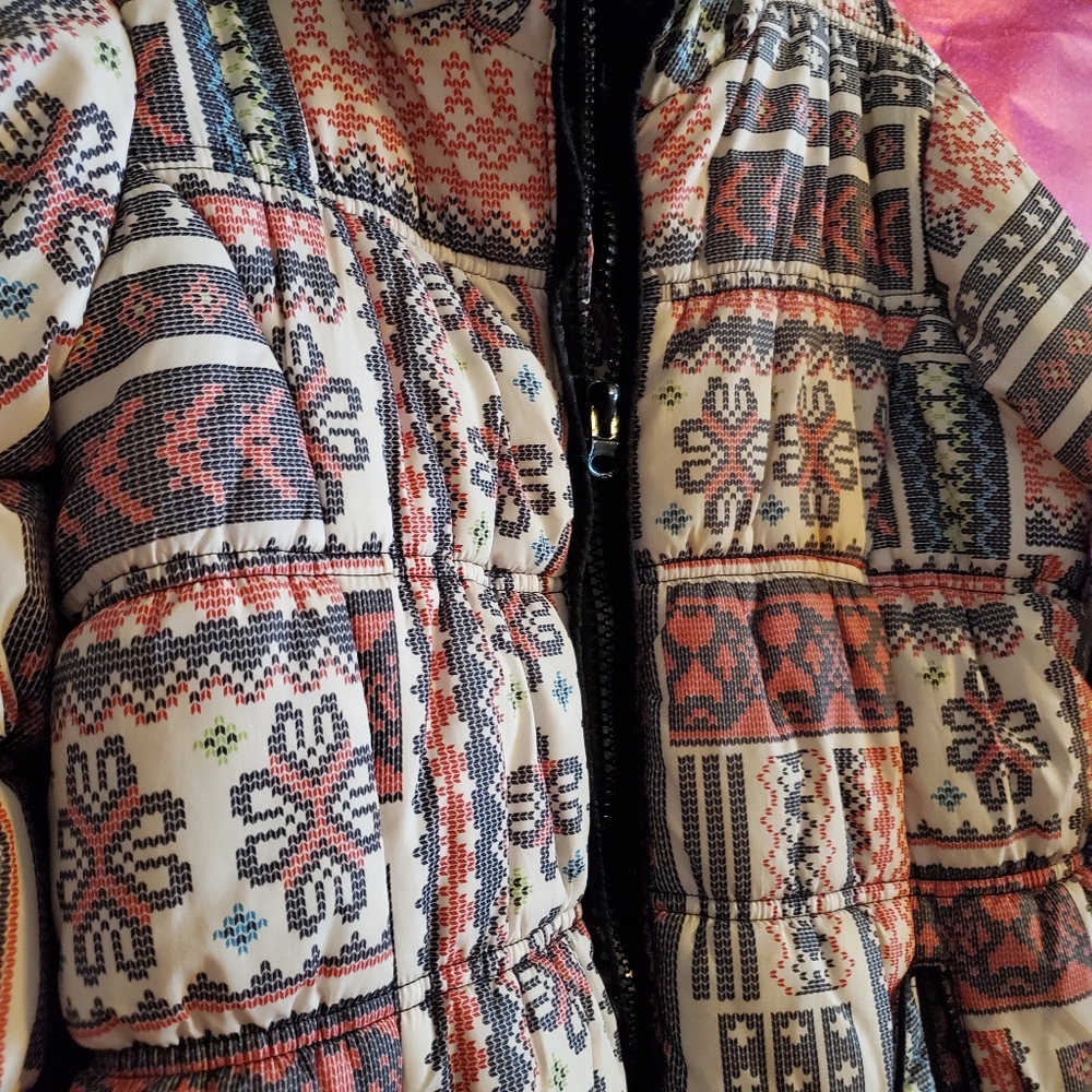 🎄 Christmas Sweater Style Puffy Jacket